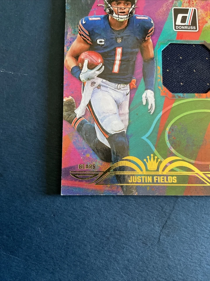 2023 JUSTIN FIELDS PANINI DONRUSS JERSEY KINGS # 321/399 - Image 4 of 4