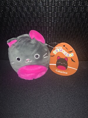 Squishmallows Halloween Mystery Squad 4" Plush Catarina Black Cat 2023