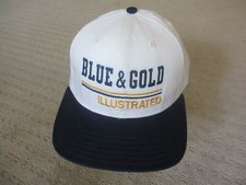 Vintage Notre Dame Blue Gold Illustrated Snapback Cap Pro Line Made in USA *