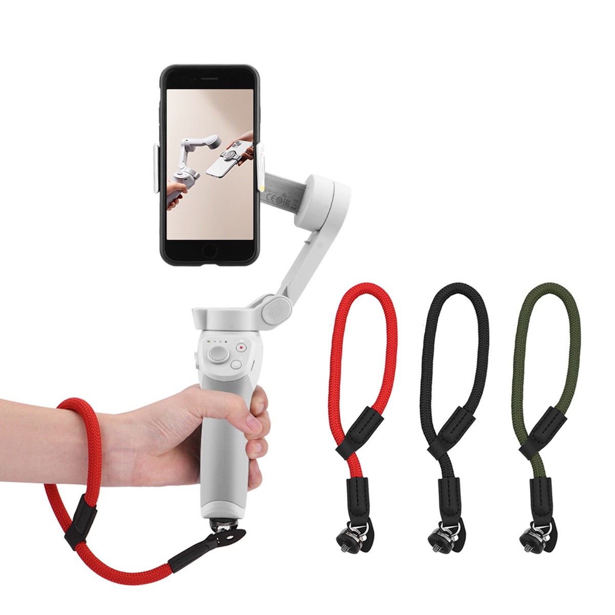 For DJI OM 4 /Osmo Mobile 2/3 Handheld Gimbal Safety Lanyard Strap