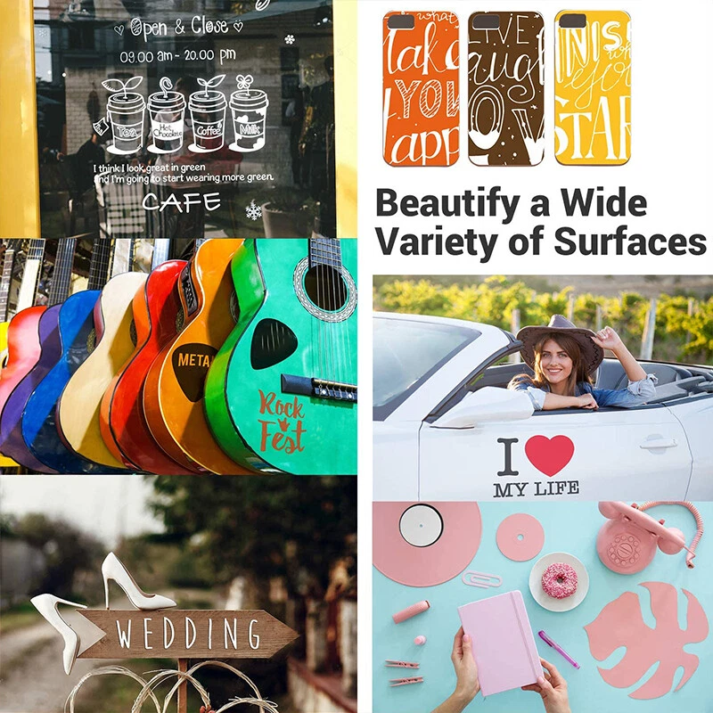 Adhesive Sign Vinyl for Birthday Party Decoration Sticker Craft Cutter Car Decal - Image 3 of 4