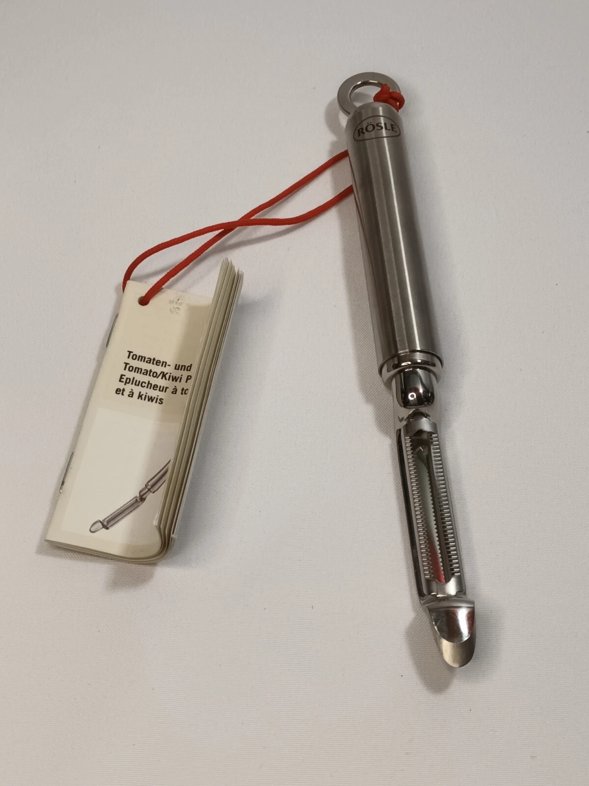 New with Tags Rosle Tomato/Kiwi Peeler 18/10 Stainless Steel
