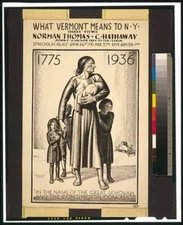 What Vermont means to New York,Norman Thomas,Hathaway,Lawson,Labor Leader