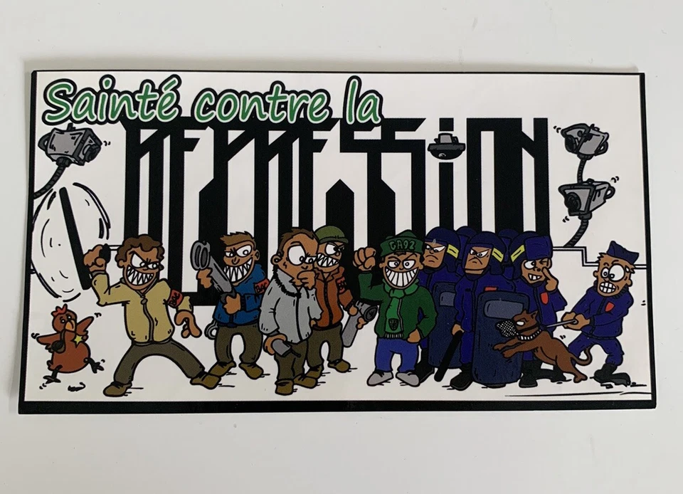 AS Saint Etienne ASSE sticker kop sud Green Angels autocollant football - Photo 1/1