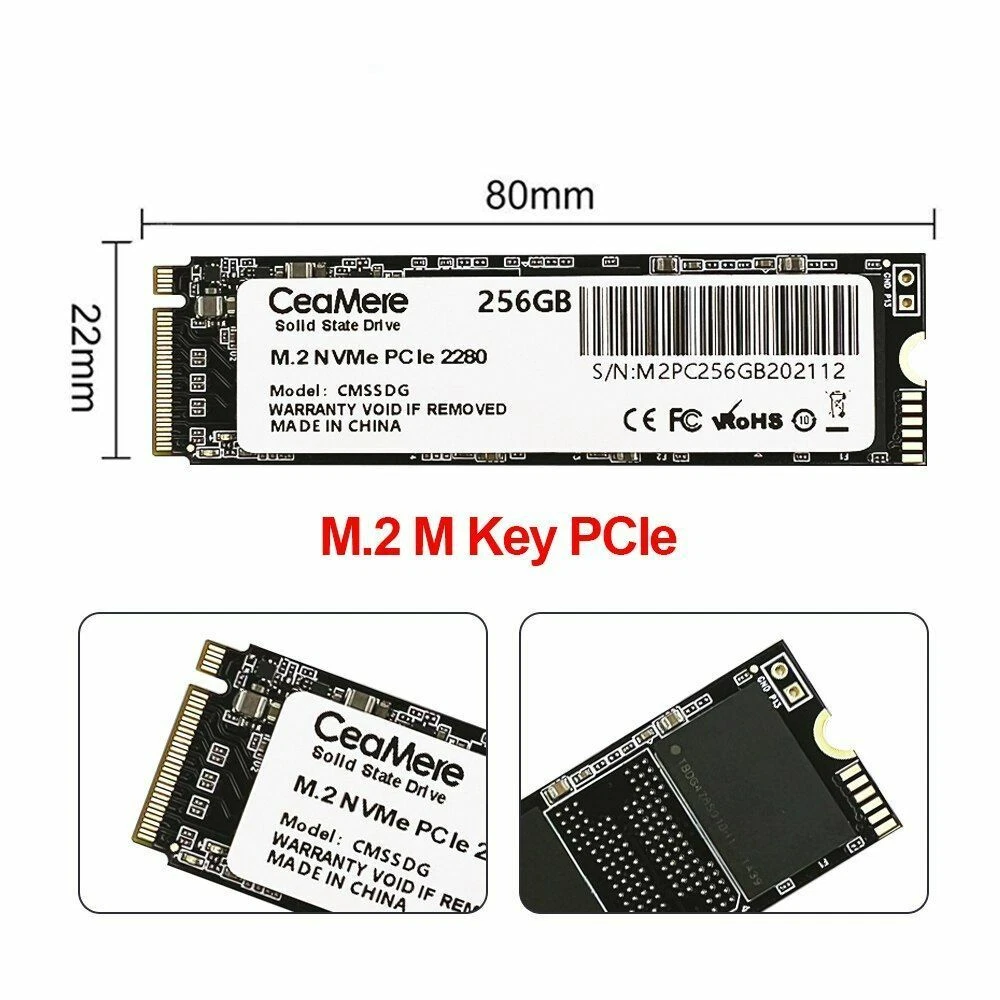 M.2 Ssd 120gb 256gb 512gb Ssd 2tb Hard Drive M2 Ssd M.2 Nvme Pcie Ssd  Internal