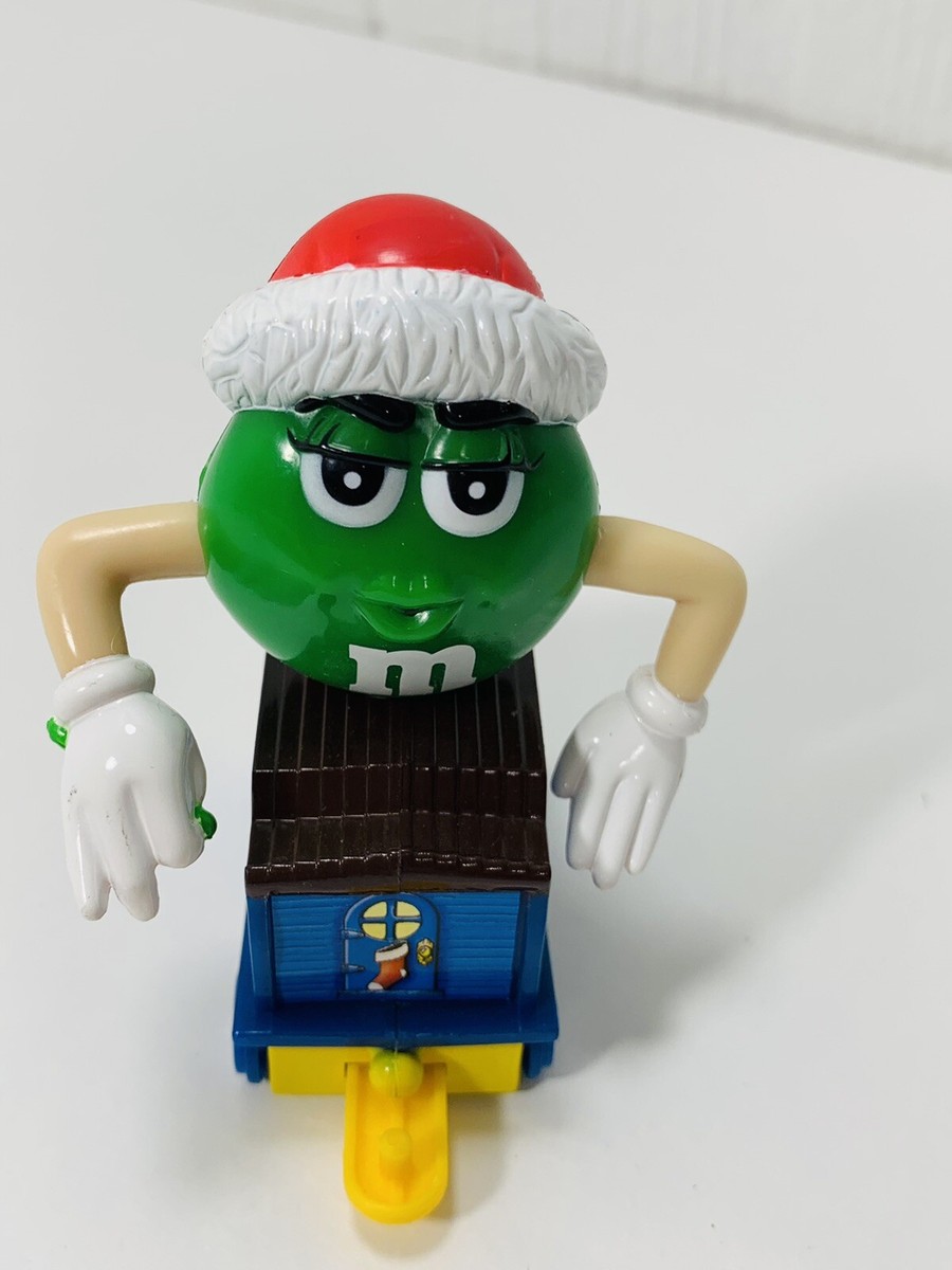 2005年ヴィンテージ mars社 m&m's 列車フィギュア クリスマス
