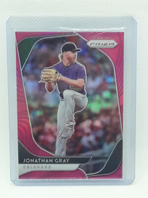 Jonathan Gray 2020 Panini Prizm Baseball - PINK #169 - Colorado Rockies