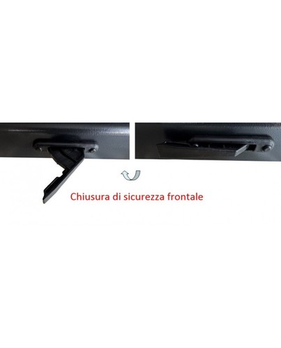 E9000 BAULE BOX TETTO GEV SPAZIO320 NERO OPACO 125X90X34 PORT 50kg 320L OM. TUV - Foto 11 di 16