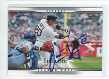 Omar Infante Signed 2007 Upper Deck Card #110