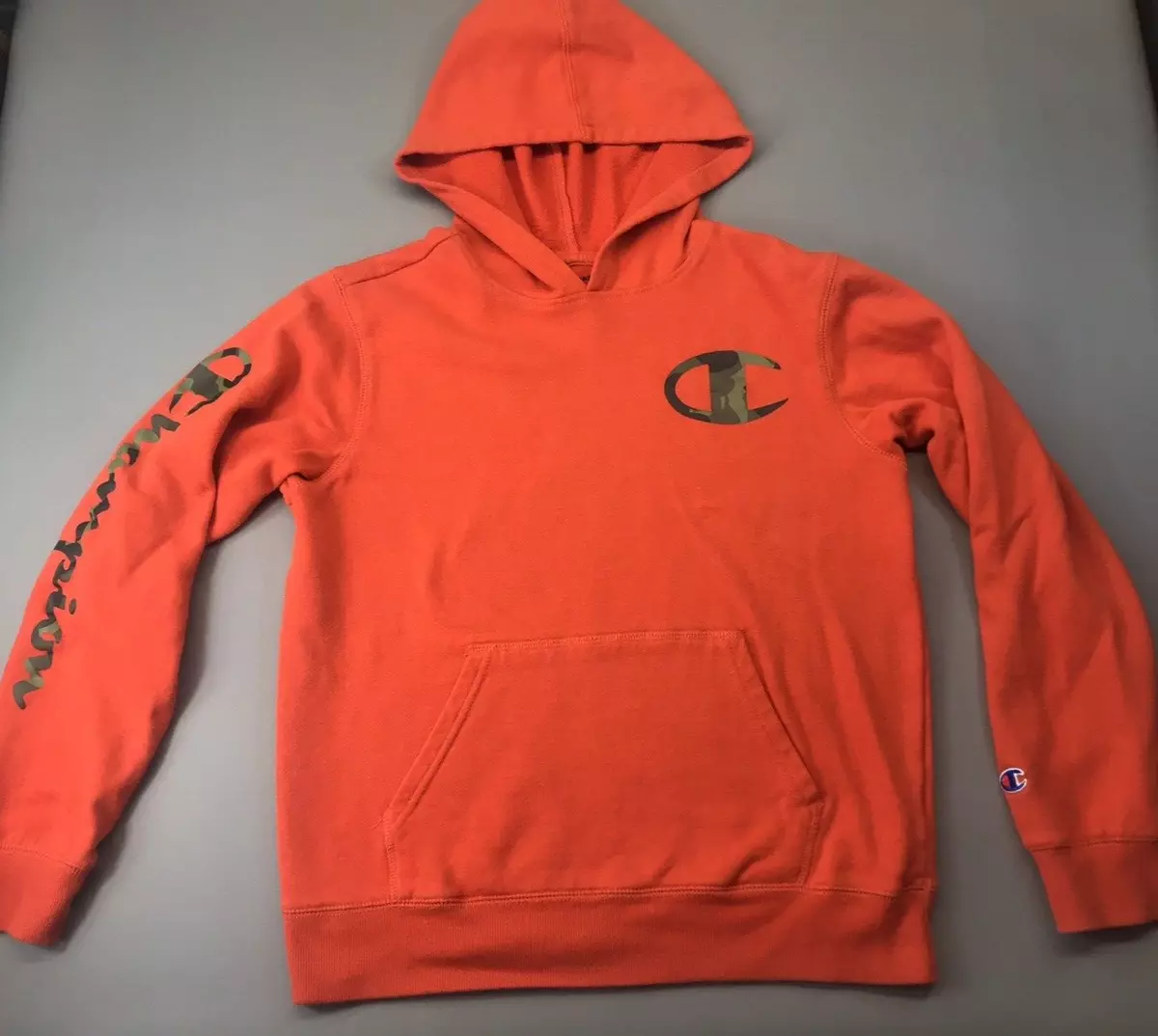 Hoodie champion orange cheap