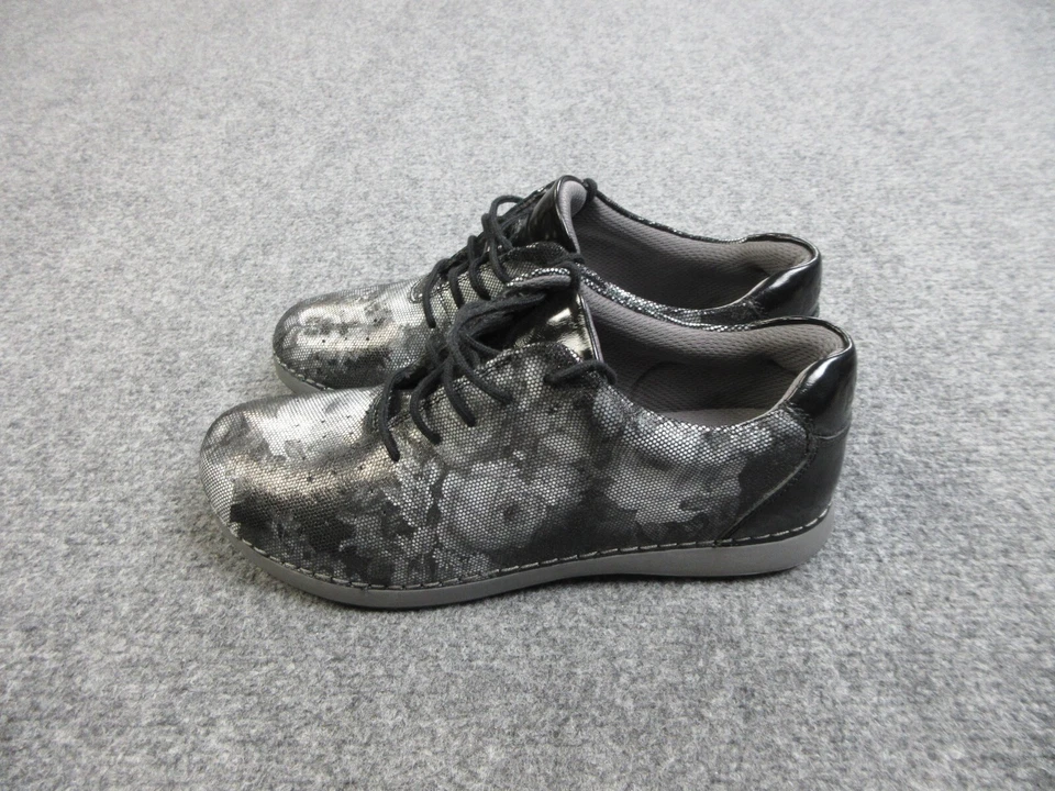 Alegria Elegant Essence 女式 40 码黑色灰色防滑运动鞋 — 第 3/4 张图片