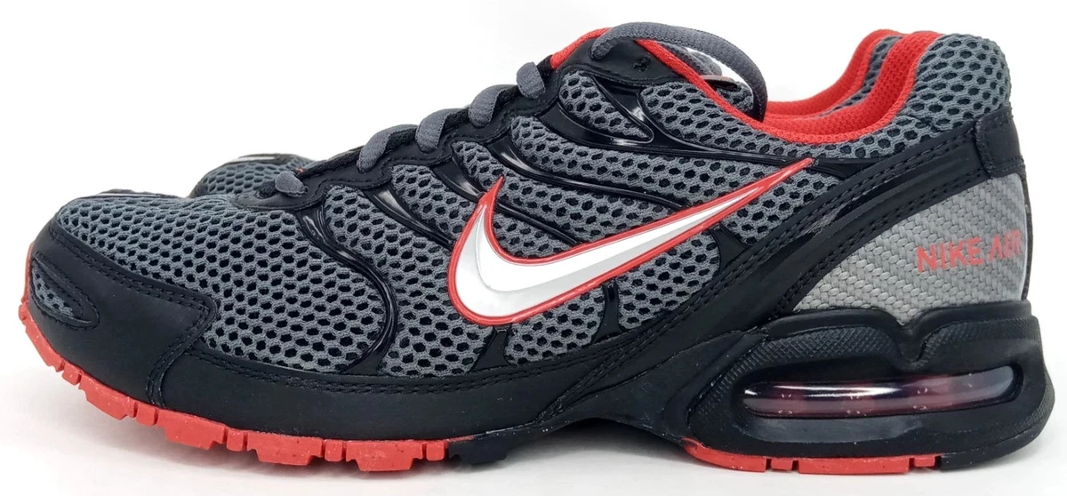 Nike Men\'s Air Max Torch 4 Running Shoes Dark Grey Metallic Silver Red Men Sz 11 TOUGH AS! ?? Air Max Torch 4  main image 4