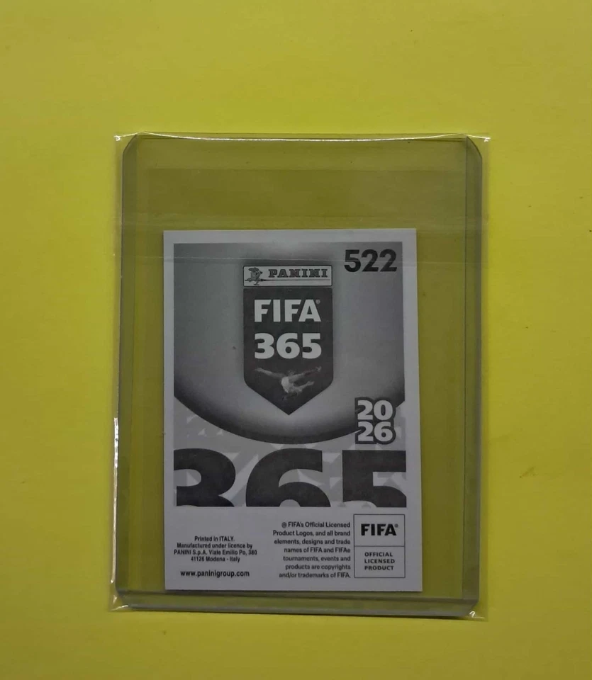 Pegatina Paralela Lamine Yamal Gold ELITE PANINI FIFA 365 2026 Foto 2 de 4