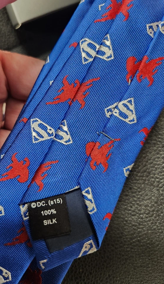 Corbata Superman 100 % seda Cufflinks, Inc. nueva en caja para hombre Foto 3 de 3