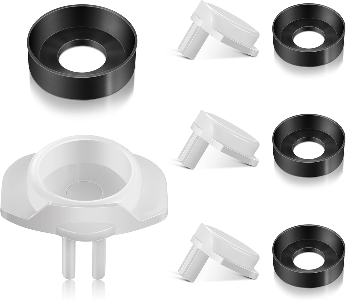 Tub Spout Diverter Repair Kit – Leak-Proof Set Of 2, Includes Valve Stems, Seals & Diverter Gates, Black, For Bathtub Faucets Tub Spout Diverter Repair Kit – Leak-Proof Set Of 2, Includes Valve Stems, Seals & Diverter Gates, Black, For Bathtub Faucets