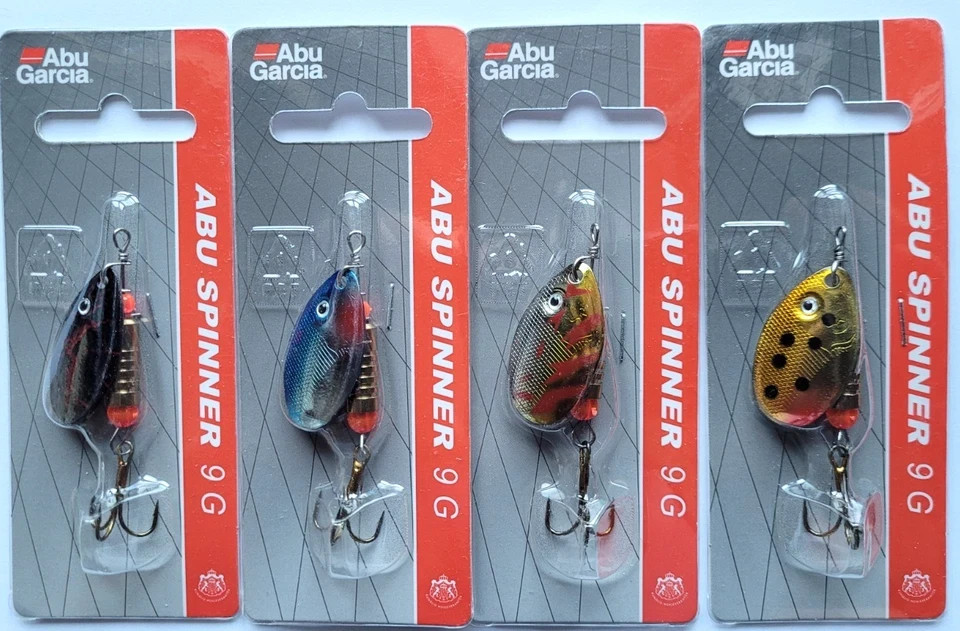 150 X ABU GARCIA SPINNERS Huge Spoon Lures Stock 150 Bait Fishing - Image 11
