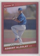 2020 Panini Donruss Retro 1986 Variations Holo Red Adbert Alzolay Rookie RC n1u
