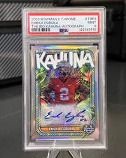 2023 Bowman Chrome U - Emeka Egbuka - The Big Kahuna Auto - PSA 9
