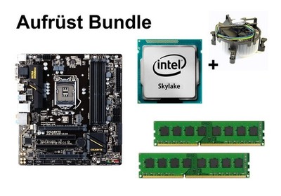 Aufrüst Bundle - Gigabyte B150M-D3H + Intel Pentium G4400 + 4GB RAM #95996