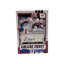 2021 Draft Picks - College Ticket Autographs Trey Ragas #257 Red
