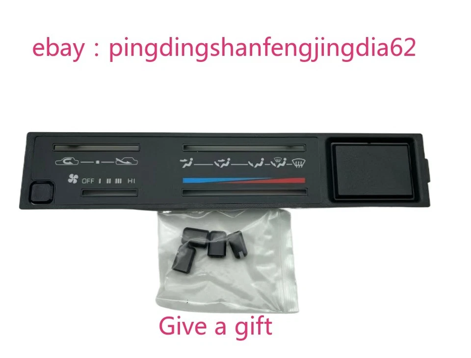Placa frontal de control de clima de calefacción de aire acondicionado para camioneta Toyota 4Runner 1984-1989 Foto 4 de 4