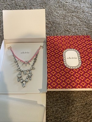 NEW Stella & Dot Neon Dream Statement Necklace 2 in 1 versatile Convertible