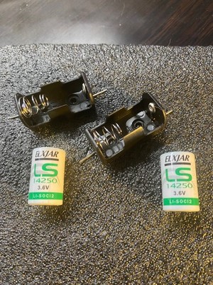 IGT S+ S Plus 3.6V Battery Conversion Kits w/ Holders Two Kits Slot Machine