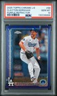 2025 TOPPS CHROME LOGOFRACTOR ED PURPLE REFRACTOR CLAYTON KERSHAW 121/250 PSA 10