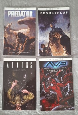 Aliens Predator Prometheus Leben und Tod komplett 1-4 DarkHorse Books Cross Cult