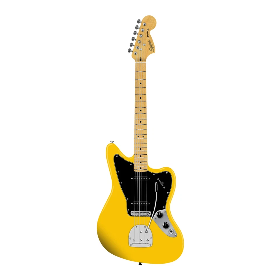 Squier FSR Affinity Jaguar Electric Guitar Right Handed (Graffiti Yellow)