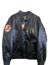 Pro Standard New York Yankees Navy Satin  Bling  Jacket Size Large-New with Tags