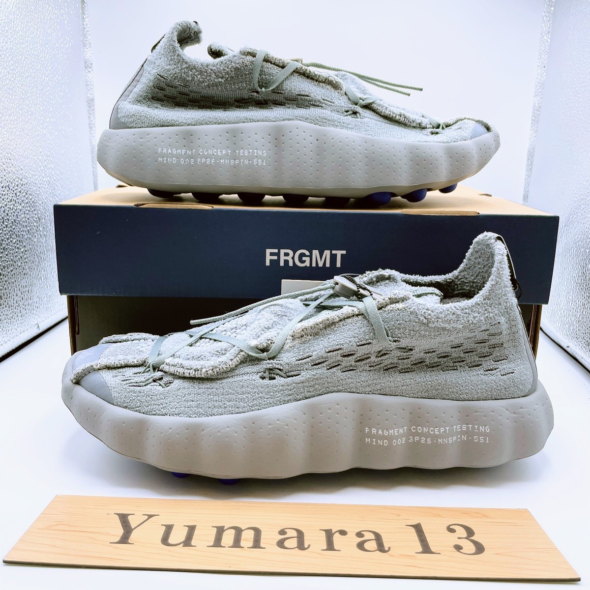 fragment design × Nike Mind 002 Flyknit Particle Grey IQ8504-001