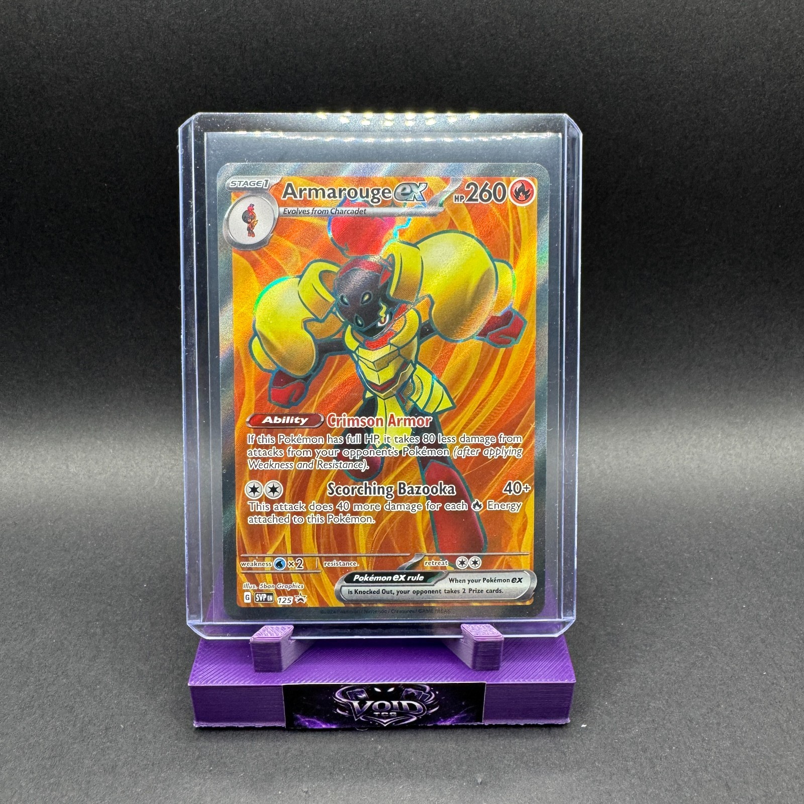 Armarouge EX Pokemon Scarlet Violet Black Star Promo 125 Holo BSP NM