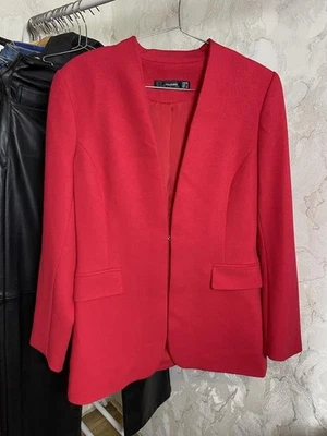 Women Hallhuber Blazer Red Polyester 36 - Bild 1 von 4