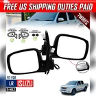 SIDE DOOR MIRROR ELECTRIC CHROME PAIR FOR ISUZU D-MAX DMAX PICKUP 2007-2011
