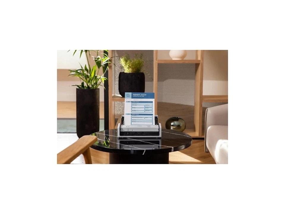 Brother ADS-1300 Compact Desktop Document Scanner White/Black (ADS1300) - Image 2 of 4