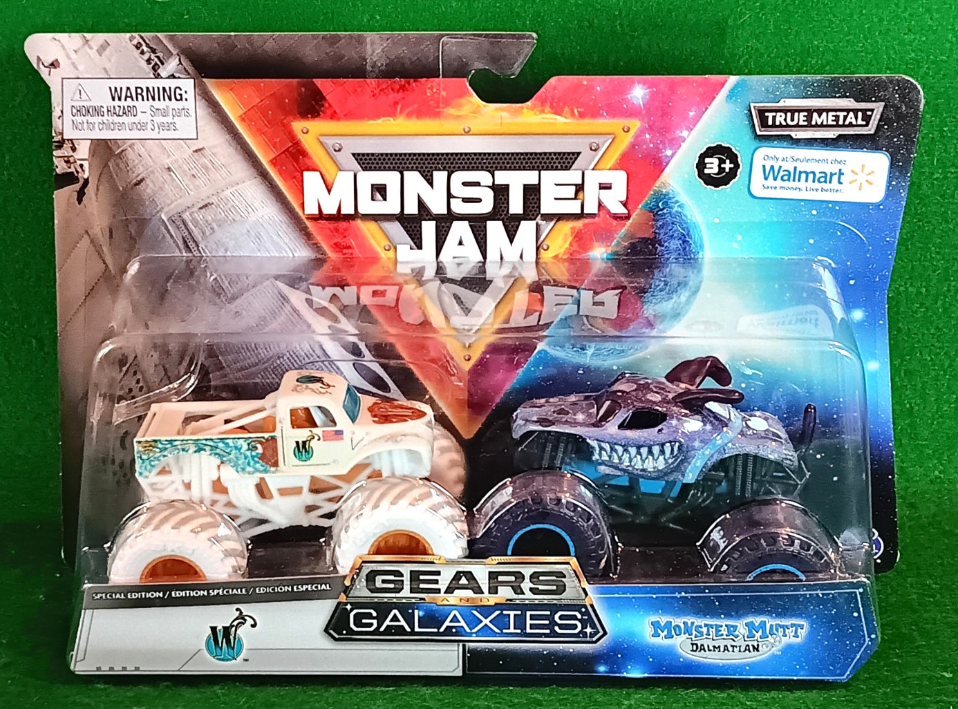 Spinmaster Gears and Galaxies Whiplash/Monster Mutt Dalmation, Walmart Ex., NIP!
