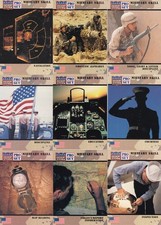 21 CARD PRO SET DESERT STORM MILITARY SKILL LOT.