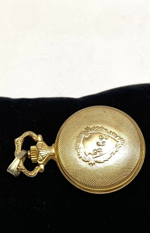 Reloj Bolsillo Colibri Incabloc Tono Dorado 27mm 19.0g Foto 2 de 4