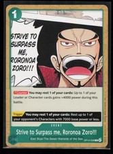 Strive to Surpass me, Roronoa Zoro!! OP14-036 One Piece The Azure Sea's Seven NM