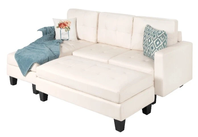 人造皮革白色沙发套