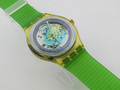 SWATCH UNO-AUTOMATIC TIME TO MOVE DARK - EARTH SUMMIT '92 - NEUWARE