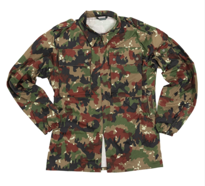 M83 Swiss Military Uniform Swiss Army M83 Camo Field Jacket Alpenflage  Smock Mountain Combat Uniform Shirt