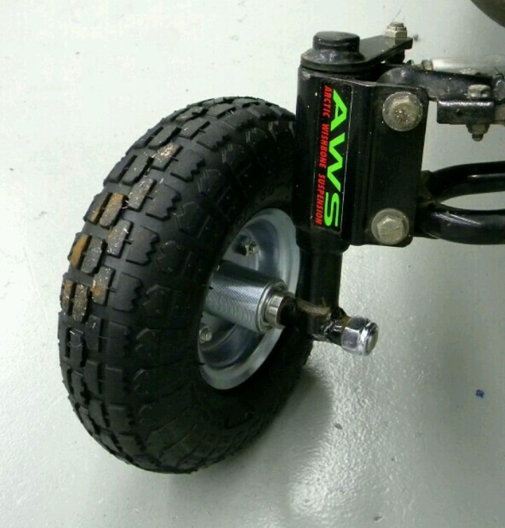 arctic cat mini Z 120 Kids Snowmobile Wheel Kit hardware & Wheels