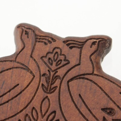 Beautiful Authentic DIOR CD Logo Wood Flower Peacock Hair  display picture 3