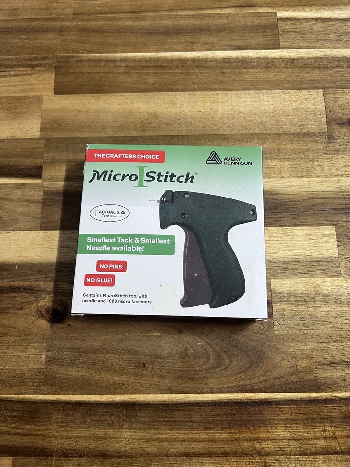 MicroStitch Tagging Gun Kit Includes 1 Needle, 540 Black Fasteners