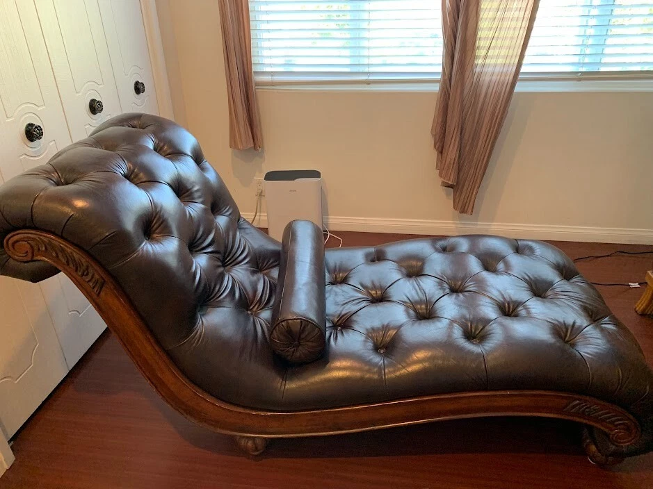 Espreguiçadeira Chais de couro interna - Imagem 4 de 4