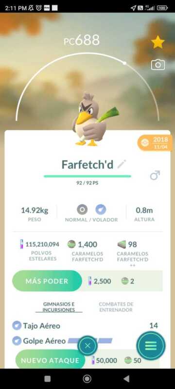 ✨Shiny Farfetch'd, Galar or Kanto, Pokèmon Go, registered or ultra friends