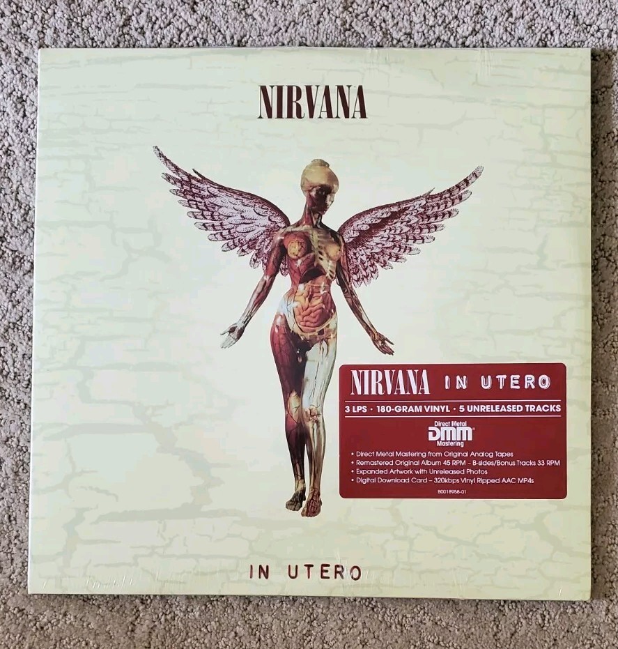 NIRVANA - In Utero 20TH ANNIVERSARY 2013 US 45 RPM 3LPS