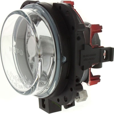 TYC Replacement Fog Light Assembly - Clear Lens, Chrome Housing, Halogen Bulb Included - Fits 2001-2003 Miata, Others